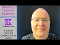 Balancing Chemical Equations Using The Algebraic Method - A CHEMIX School v10 Tutorial