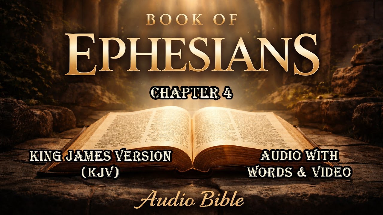 Book of Ephesians, Chapter 4 - Holy Bible (KJV) - Audio with Words & Video