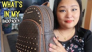 WHATS IN MY BAG?? (Michael Kors Abbey 