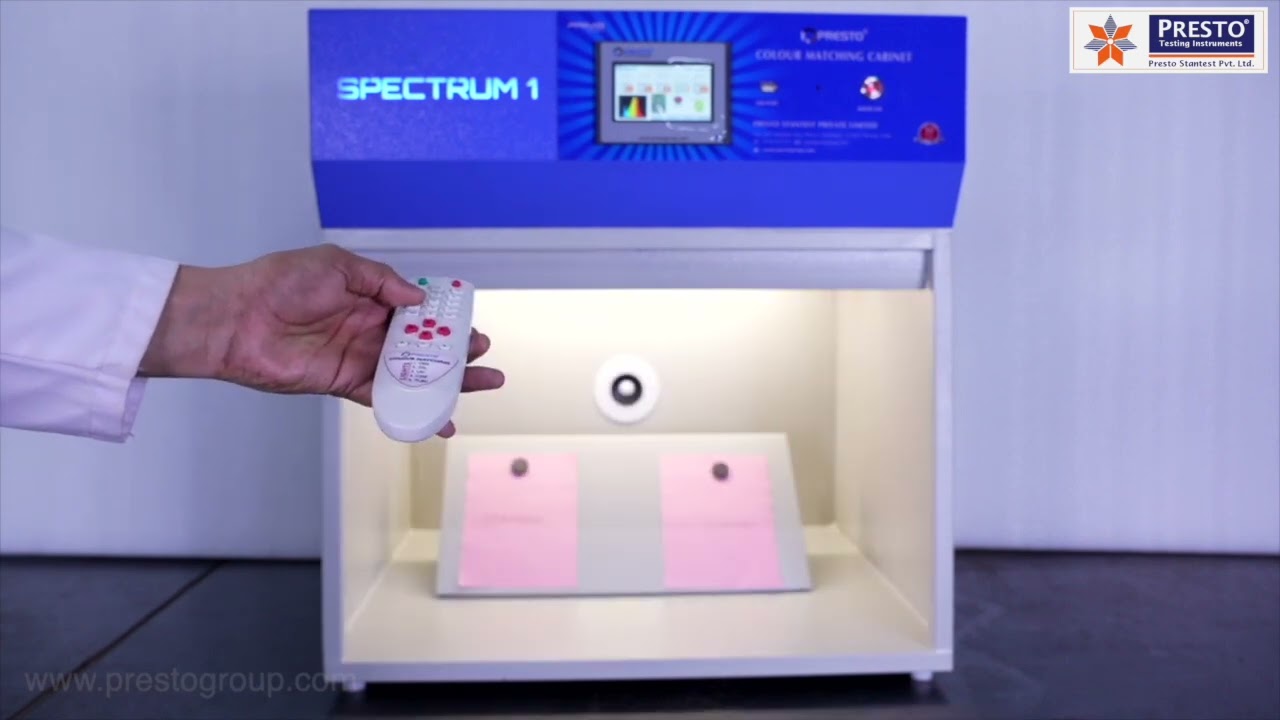Colour Matching Cabinet - Spectrum Prima Series Manufacturer & Supplier in India | Presto Group