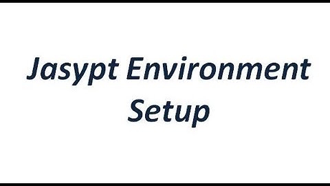 Jasypt Tutorial - Environment Setup and program on Basic Encryption and Decryption