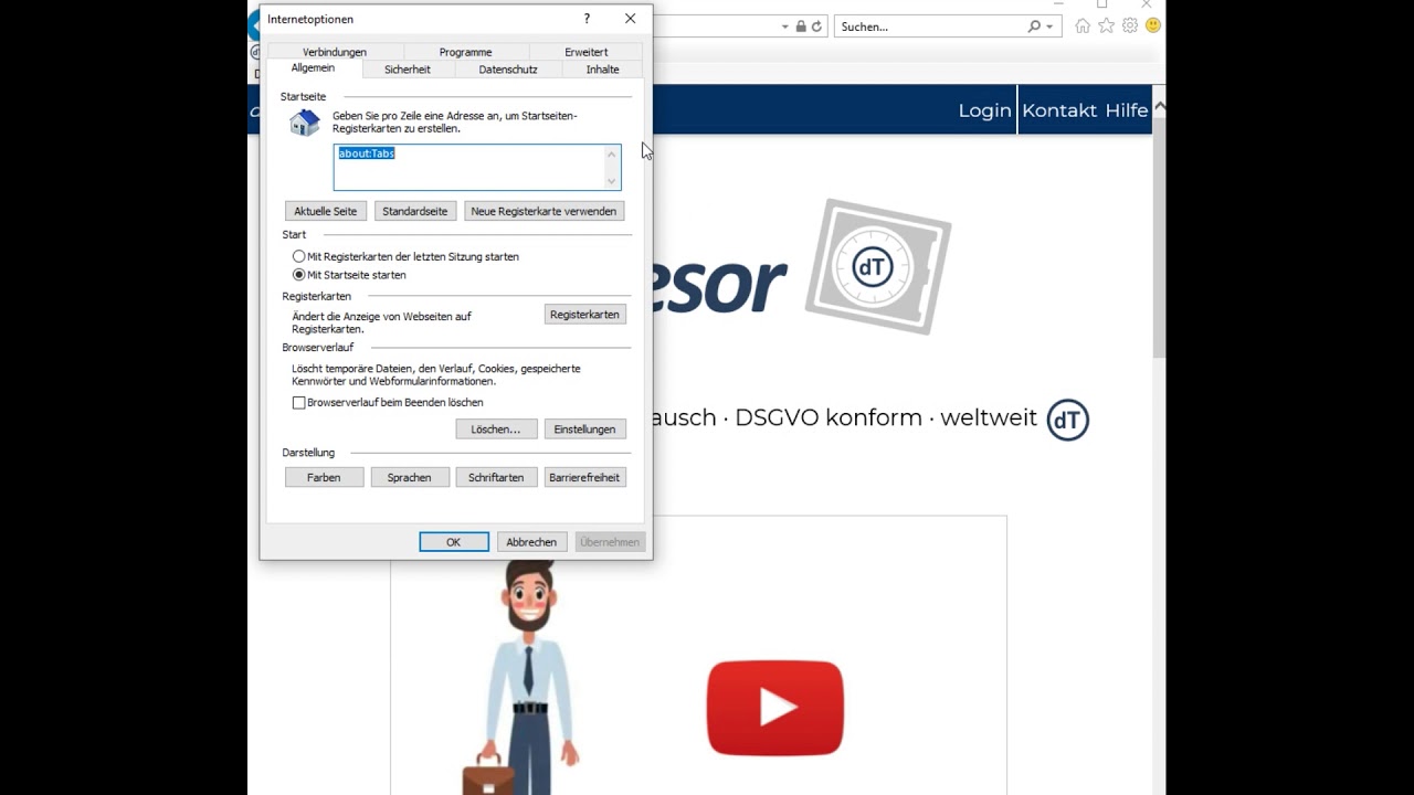Internet Explorer 11 Mehrere Seiten Gleichzeitig öffnen Internet Explorer 11, Vertrauenswürdige Seiten - YouTube