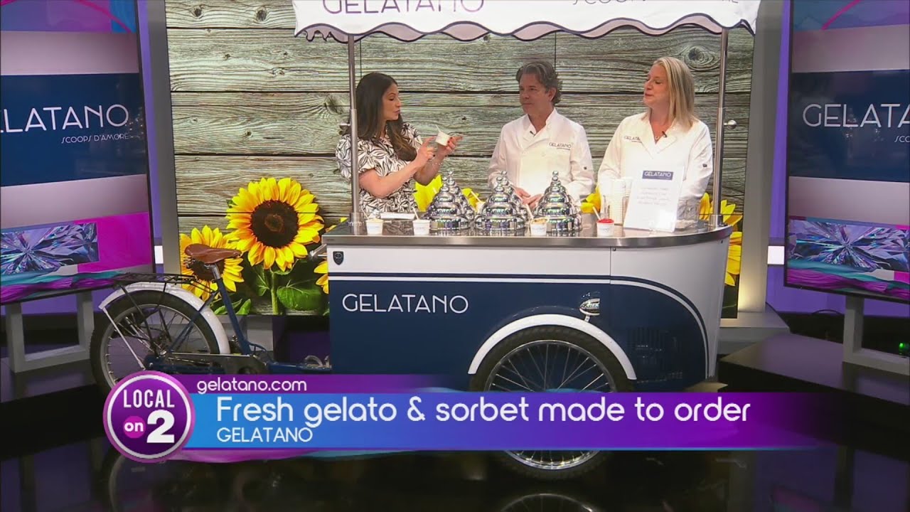 Fresh Gelato Cart Rolls Into Town