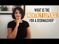 WHAT IS THE MONTHLY COST OF USING A DISHWASHER in India | Water and Electricity Usage of Dishwasher