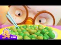 箸で豆を運ぶゲーム | コモの遊び | とんとん、みんなをいやす可愛いコモ | 幼児向けアニメ