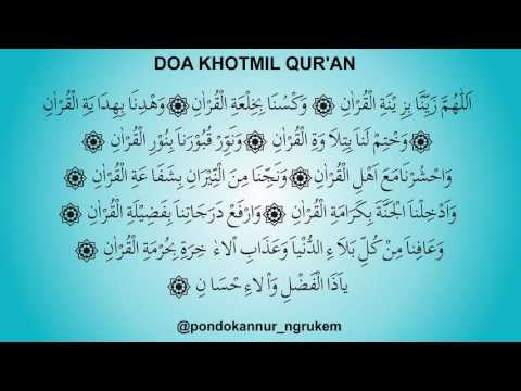 Doa Khatam Quran Kudus - Nusagates