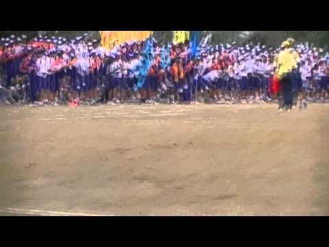 2014体育祭、クラス対抗リレー黄色大逆転♪