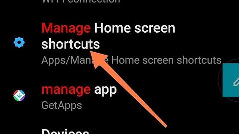 redmi K20 Pro manage home screen shortcut setting, how to set manage home screen shortcut redmi k20