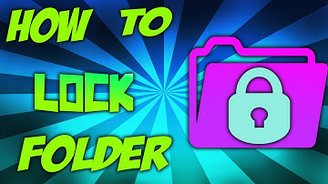 HOW TO LOCK FOLDER WITH PASSWORD ON WINDOWS 10/8/7!