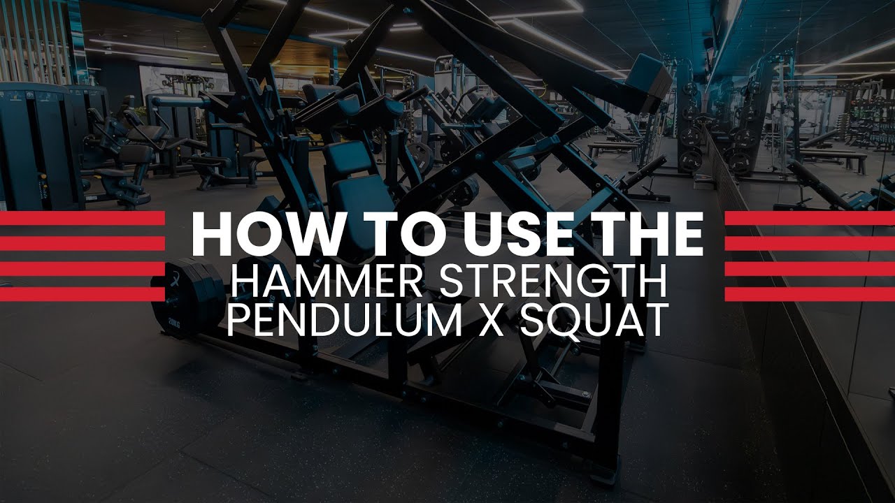 How to: Hammer Strength Pendulum X Squat - YouTube