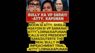 ANGRY🔥😡ATTY. KAPUNAN BINIRA SI ATTY. SISON AT VP SARA MATAPANG😱WOW!#funny#comedy#jokes#foryou#shorts