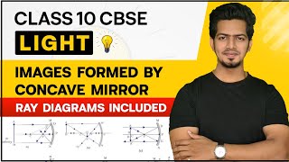 Images formed by Concave Mirror With Ray diagrams ( All 6 Cases included ) CBSE Class 10