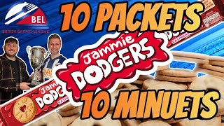 10 Packets Of Jammie Dodgers 10 Minuets! LIVE