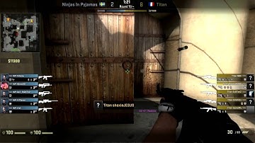 CS:GO de_dust2 POV shox (22/8) vs NiP @ ESEA Invite Season 16 Europe (April 7, 2014)