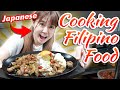 Japanese Girl Tries To Cook Filipino Dishes For The First Time !