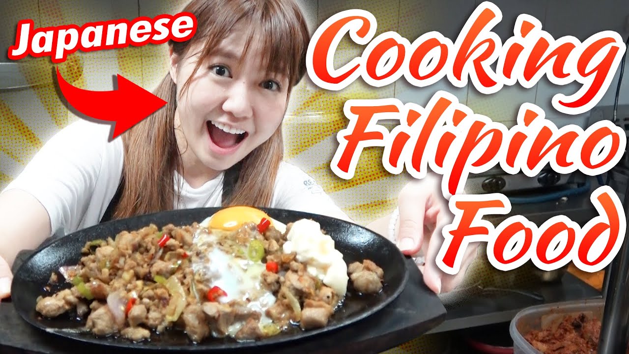 Japanese Girl Tries To Cook Filipino Dishes For The First Time Youtube