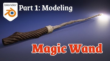 Harry Potter Magic Wand - Part 1: Modeling (Blender Tutorial)