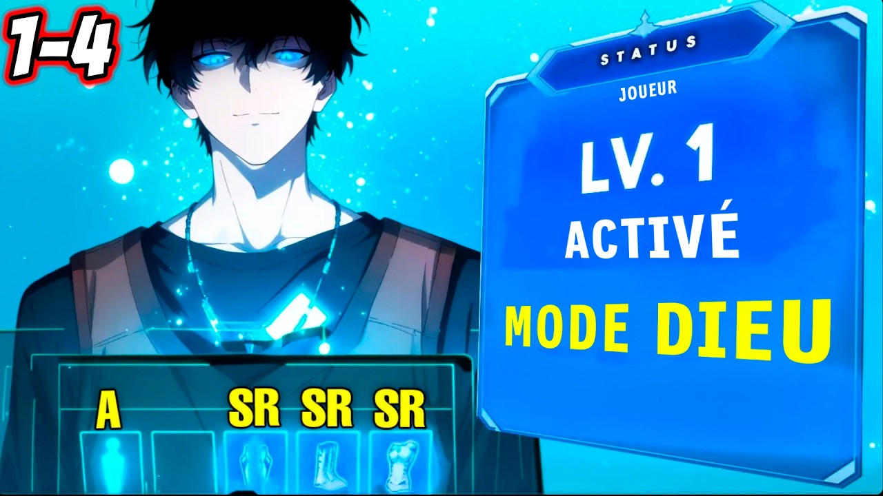 Quand Il A Activé Par Accident Le MODE DIEU Au NIVEAU 1... [1-4] l MANHWA Resumé