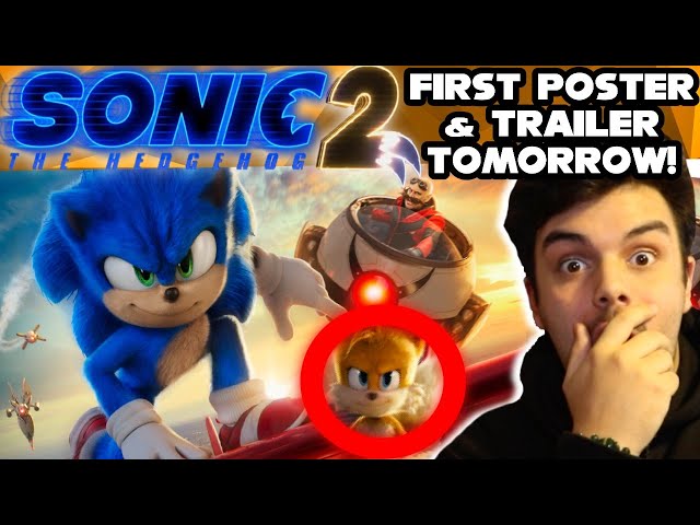 Sonic the Hedgehog 2' New Poster Released, Trailer Coming Tomorrow - 9GAG