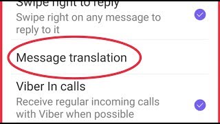 Viber || Message Translation Language Settings