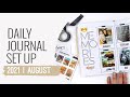 Plan With Me August 2021 | Bullet Journal Daily Journal Set Up