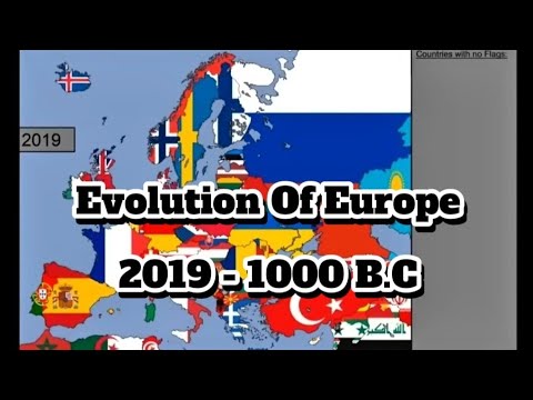 Evolution of europe (2019 - 1000 B.C)
