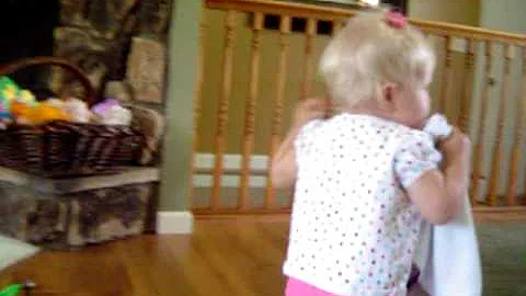 Isabelle McCullough Walking, 10 months
