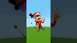Digital Circus Icons Glitch Into Minecraft Pixel Art | Pomni, Jax, Ragatha & Caine