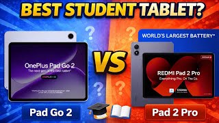 OnePlus Pad Go 2 vs Redmi Pad 2 Pro (2026) — Which is Best Tablet for Students?
