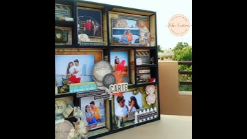 Beautiful vintage shadow box | Cartographer | Prima | Stationers desk | Best gifts online