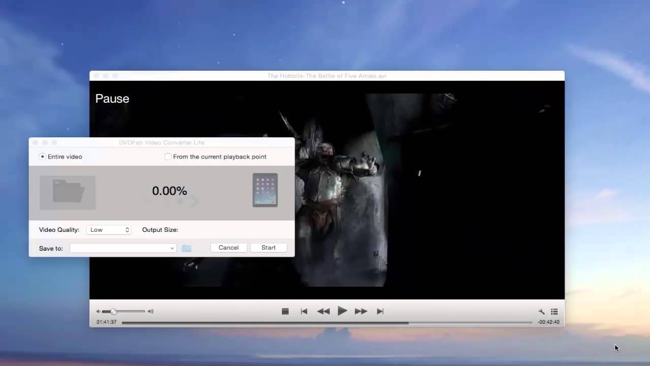 How to use the video conversion feature in DVDFab Media Player