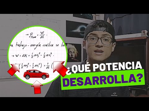 ¿Qué POTENCIA desarrolla el motor de un automóvil? Ejercicio RESUELTO en 4 minutos