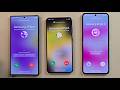 Three times Incoming call Samsung S23 Outgoing call Samsung S21 Group call Samsung ZFlip5