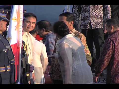 Arrival of Indonesian President Joko Widodo to the Philippines 2/8/2015