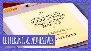 Lettering & Adhesives on Ask DIY - Throwback Thursday - HGTV Handmade
