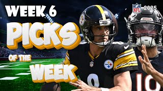 WEEK 6 - PICKS of the WEEK (NFL 2025)
