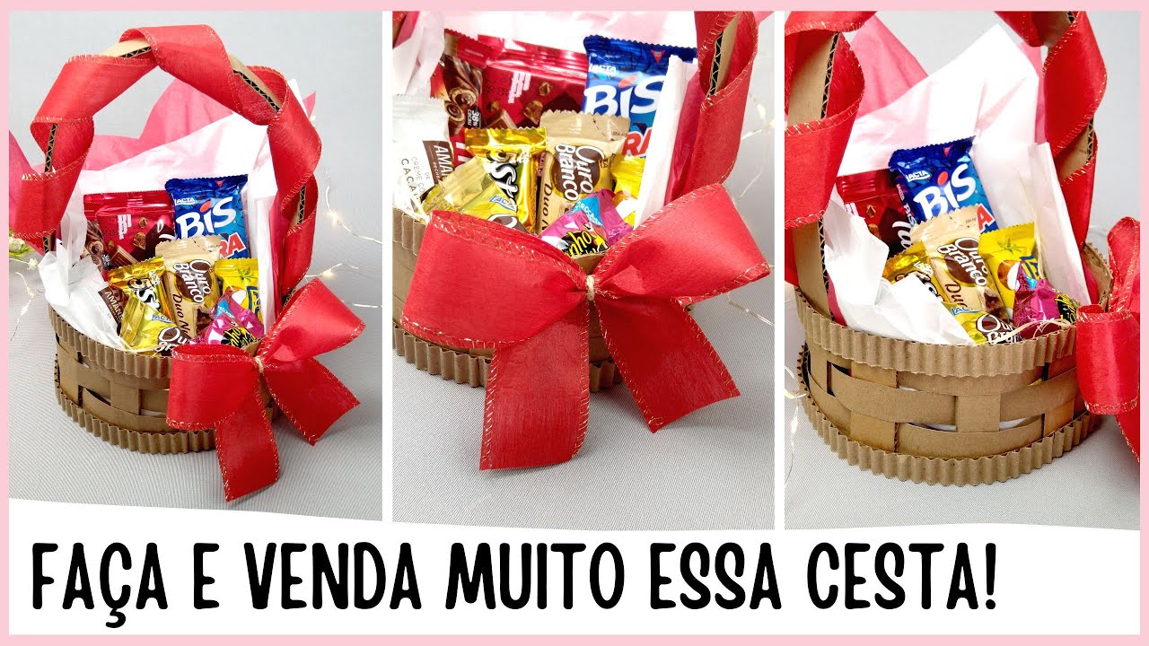 TRANSFORME PAPELÃO EM UMA LINDA CESTA I DIY IDEIA INCRÍVEL DE ARTESANATO E RECICLAGEM PARA VENDER