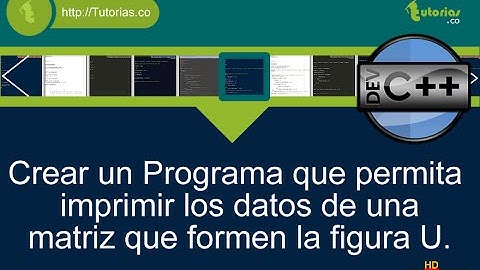 arrays – visual C++ (imprimir datos figura U)