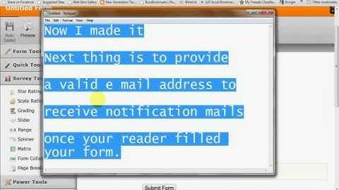 How to make a contact form to your blogger blog Free