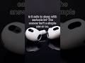 Is it OK to sleep withe earbuds in?