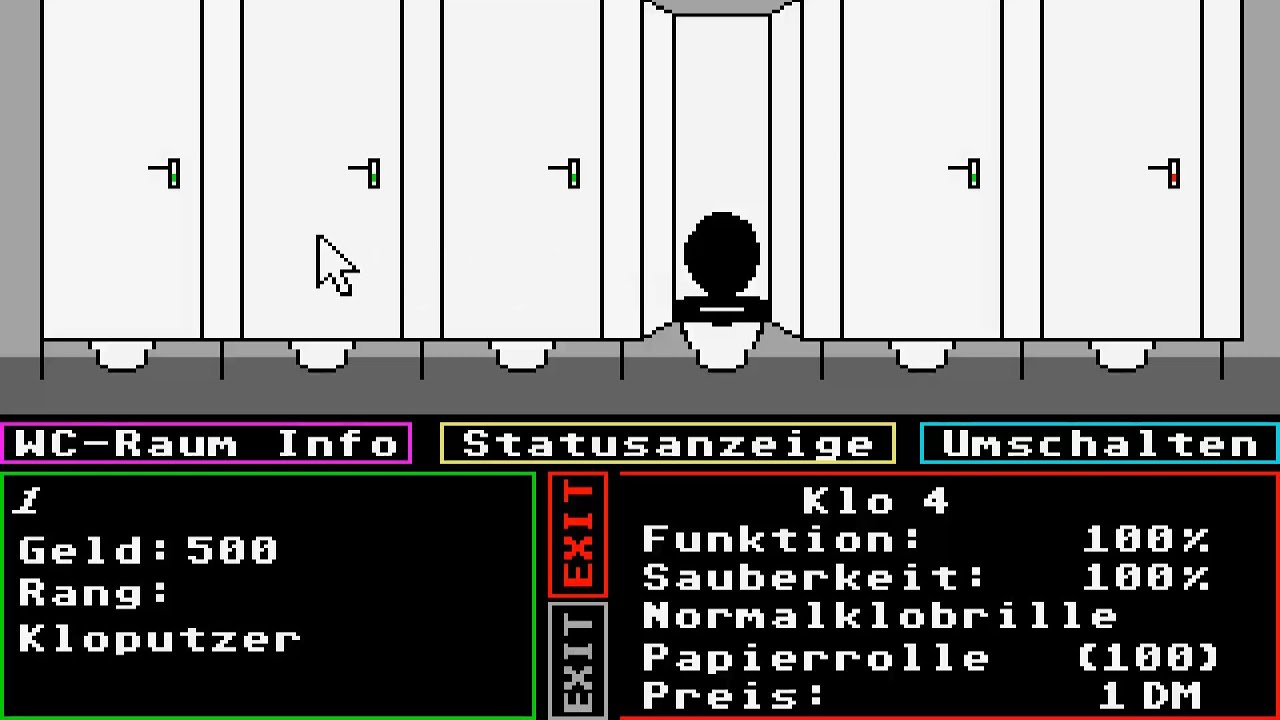 ATARI ST Klomanager V1 0 by Wendtware   Demozoo KLOMANAG TOILET MANAGER V STE TT FALCON