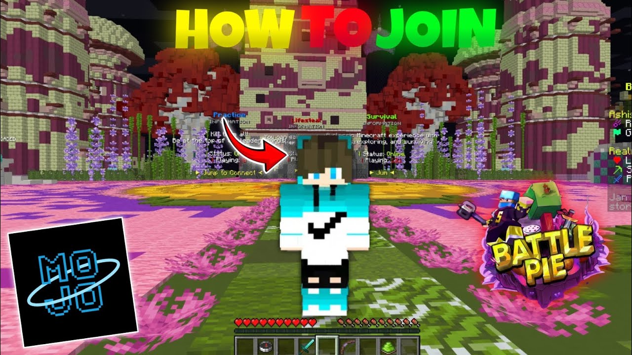 How to Join BattlePie Server in Mojo Launcher 🤯 | Minecraft Java ...