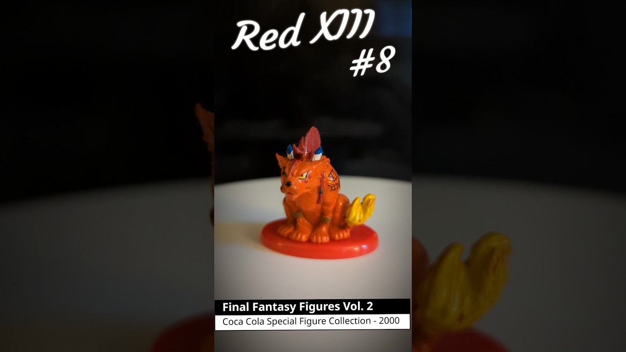 🦊 RED XIII 🦊 Coca-Cola Final Fantasy Figures Vol. 2 Promo #Toy