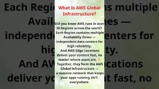 Famous AWS Global Infrastructure Explained in 30 Seconds 🌎 Net Worth
