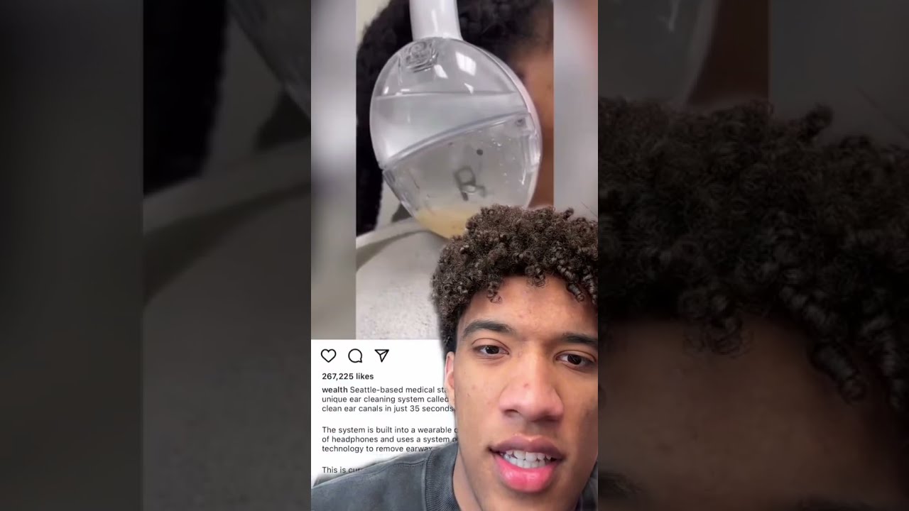 World S First Ear Cleaning Headphones 