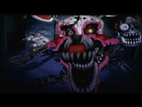 Five Nights At Freddy S 4 Mangle Esta Viva Youtube - construindo a casa de fnaf 4 roblox animatronics