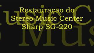 Restoration of the Sharp SG-220 Stereo Music Center - The Cabinet
