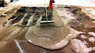 Extremely firty full wretched carpet cleaning satisfying ASMR