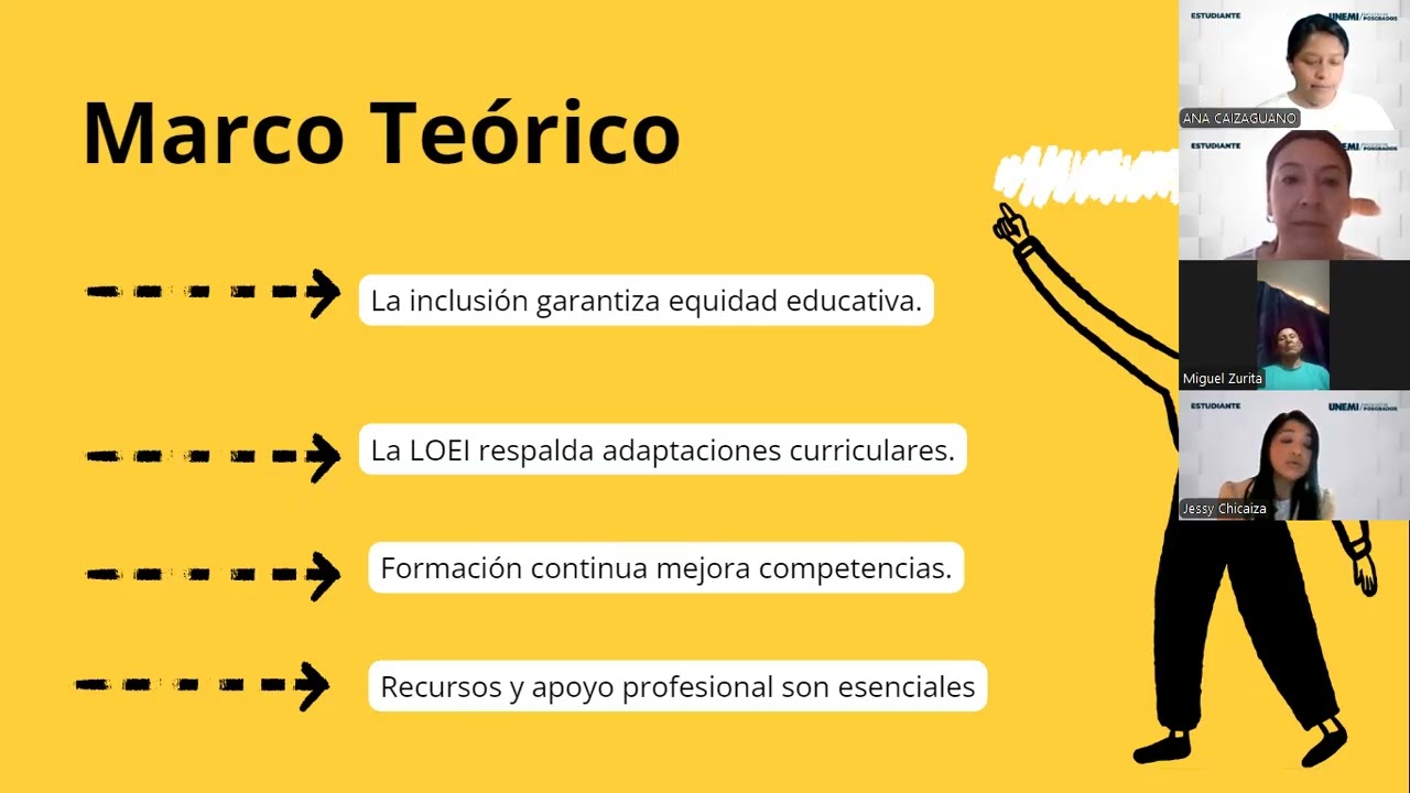 Explicación capacitación docente y disponibilidad de recursos para la atención de niños con NEE
