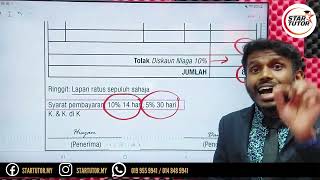 Prinsip Perakaunan Teknik Membezakan Diskaun Tunai Dengan Diskaun Niaga - Cikgu Sharvin